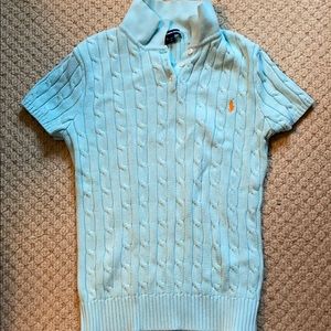 Super cute Polo short sleeve sweater!